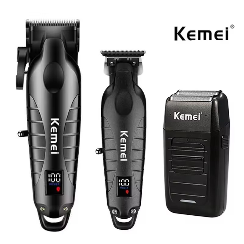Electric Shaver Rotary - Kemei tondeuse set voor mannen, elektrisch