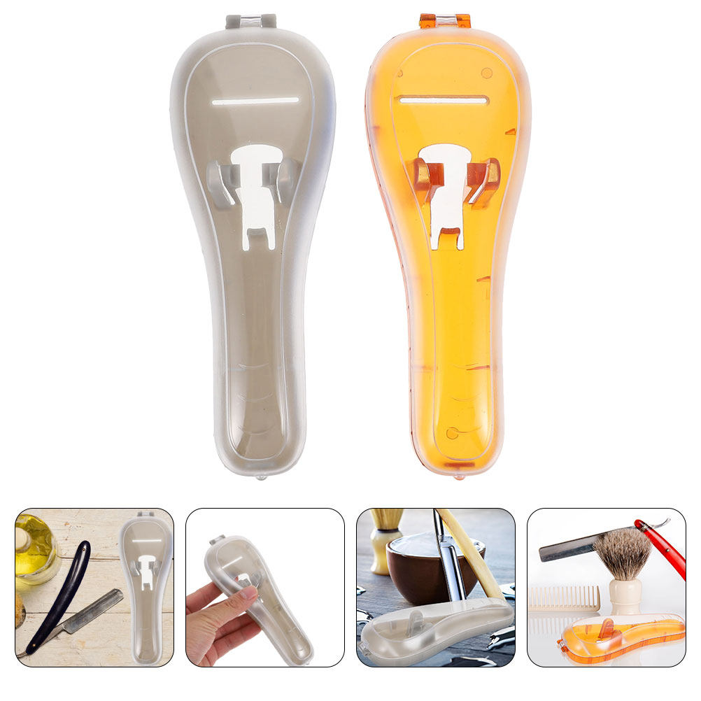 Electric Razor - 2 stuks reisetui voor veiligheidsscheermesjes, compacte,
