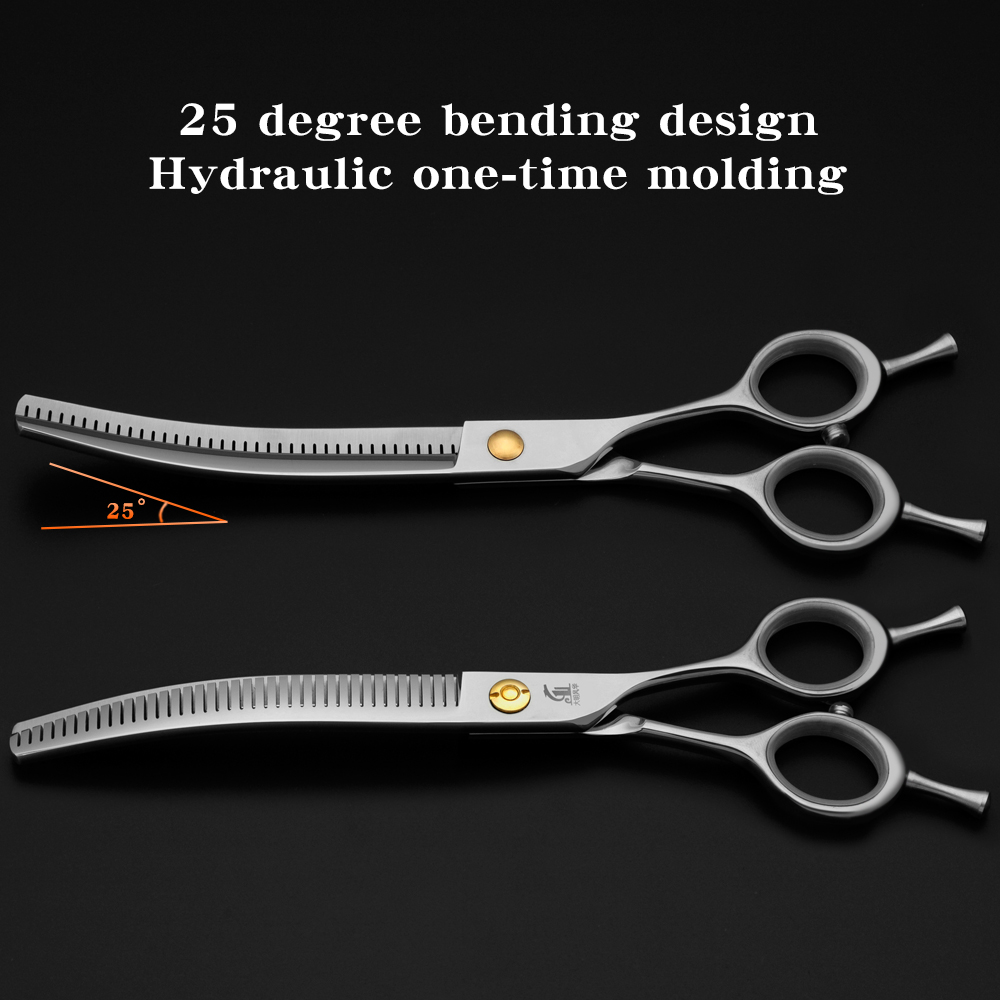 Verfijnde gebogen tanden schaa - Grooming Scissors recensie en prijs